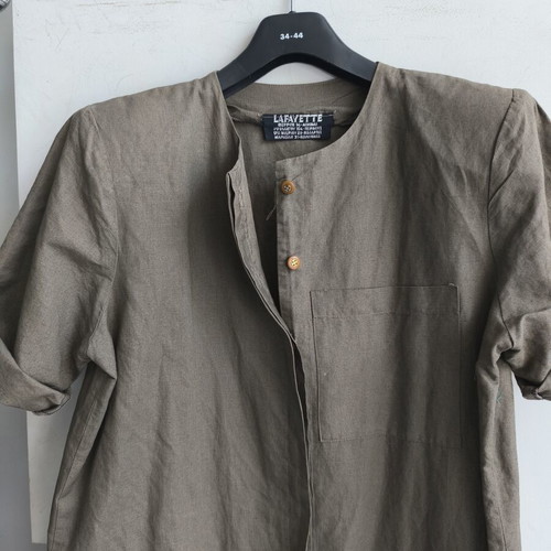 Linen dress XL like new, summer oil color