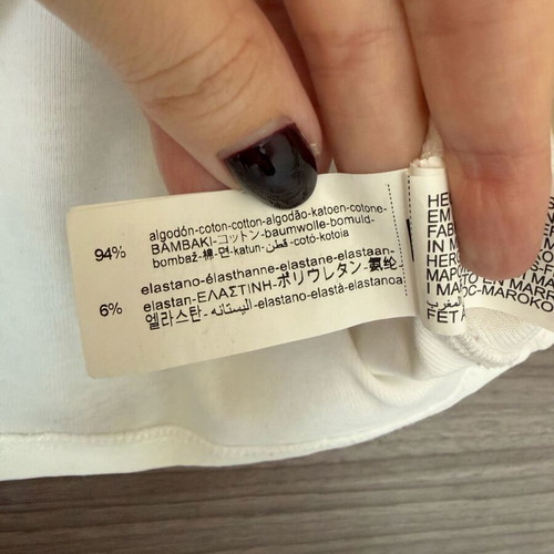 Zara cotton blouse new, white, size S