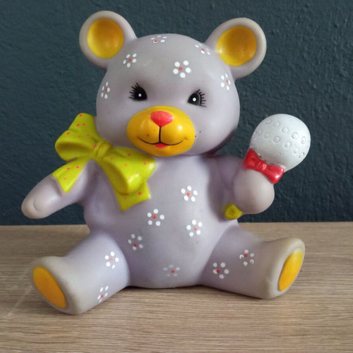 Squeeze toy Zoulachto bear used, vintage