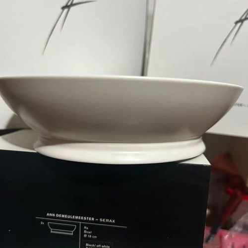 Set of 2 Ra collection 16cm bowls by Ann Demeulemeester for Serax new