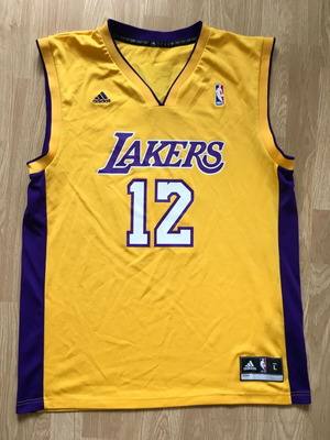 NBA Adidas екип на Juwan Howard LA Lakers употребяван, размер L