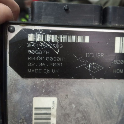 Engine computer ECU Renault Kangoo used, model 7700111549 R0401003