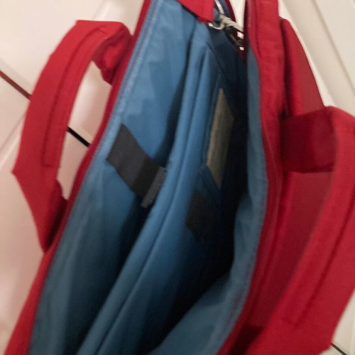 Moleskine laptop bag red used