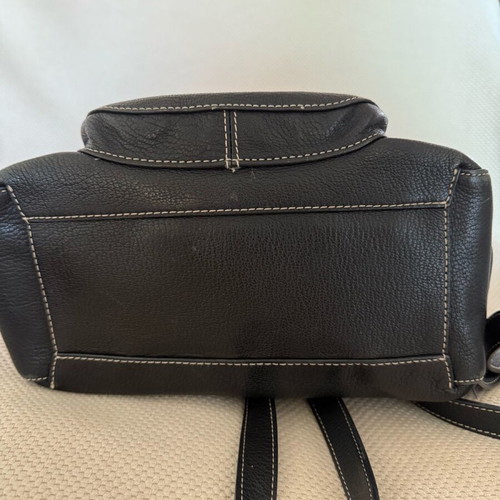 Ralph Lauren leather backpack used, black