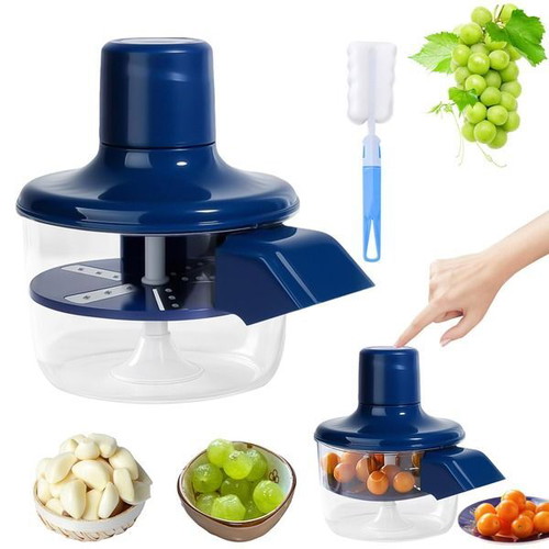 Electric peeler for grapes and small fruits, 50 W, USB, blue