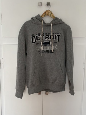 Men's hoodie XL used, grey with hood