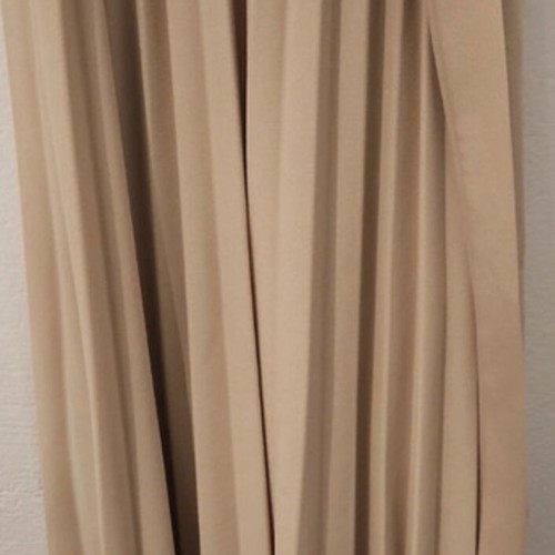 Miss Simbolo midi dress used, sleeveless, beige, size S/M