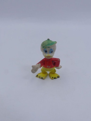Φιγούρα Mickey and Friends Louie Heimo PVC μεταχειρισμένη, κόκκινο πουκάμισο, 4 εκ., vintage 1970s