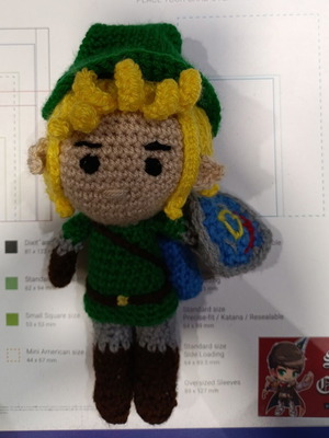 Handmade Link doll The Legend of Zelda crochet