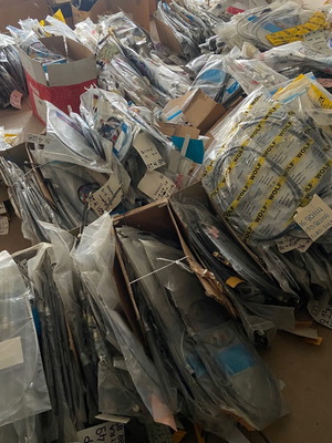 Gas, handbrake, clutch and air cables new, pack of 100, European cars