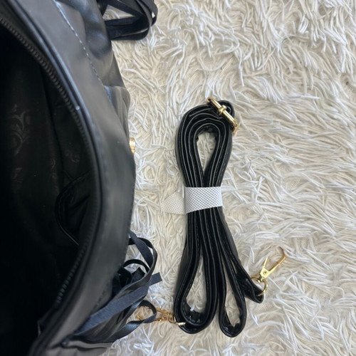 Black bag with fringes