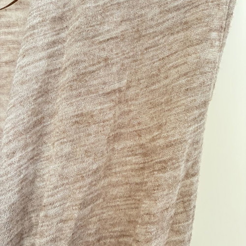 Zara Beige Knit Wrap Mini Dress wool blend XS used