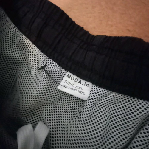 Men's swimwear new black size 5XL