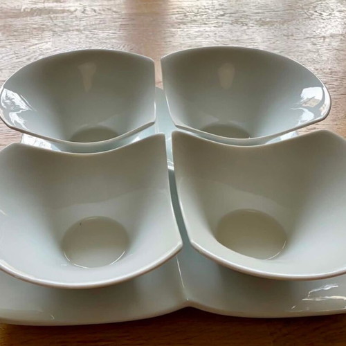 Vicko four-section dry fruit and appetizer dish like new