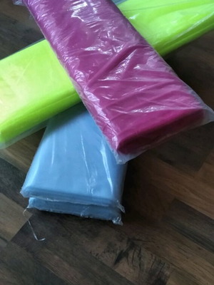 Tulle rolls 25m, 50m, 70m in fuchsia, sky blue, pink, green, blue colors