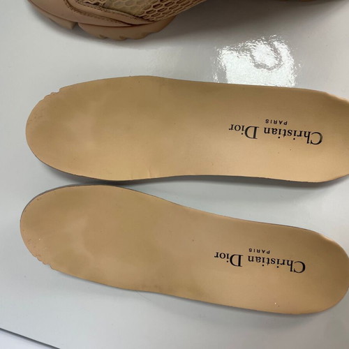 Christian Dior D-Connect sneakers used, size 37.5, beige