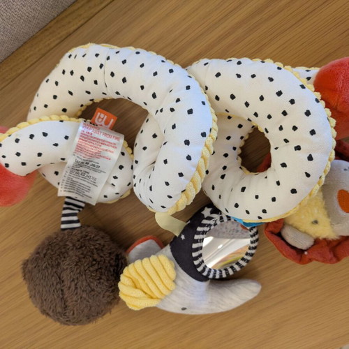 Mothercare baby spiral toy for stroller like new