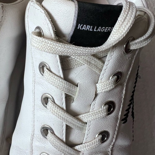 Karl Lagerfeld trainers used, size 40, black and white