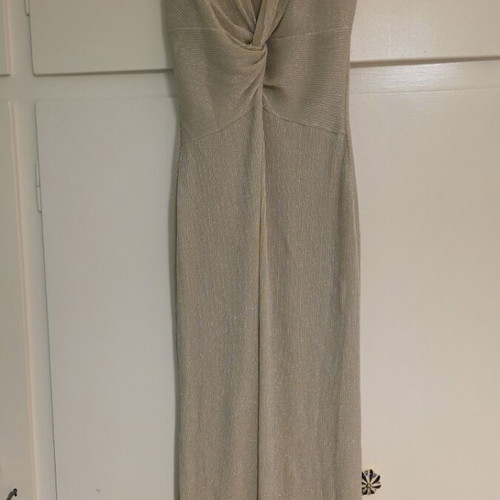 Gold maxi dress new, unworn, size S