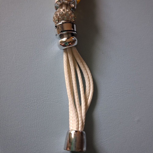 Handmade multistrand bracelet with magnetic clasp and rhinestones, like new