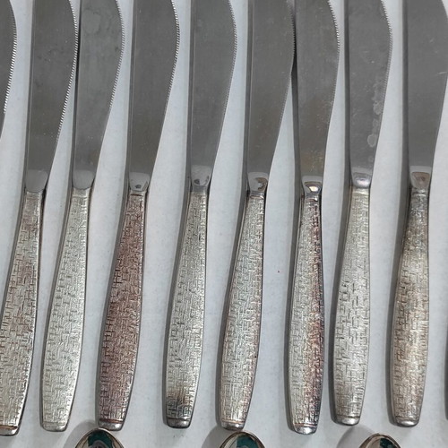TWA Vintage Silver-Plated Cutlery Set used with Patina