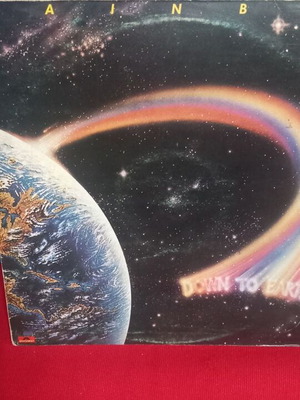 Rainbow Down To Earth vinyl used, rock