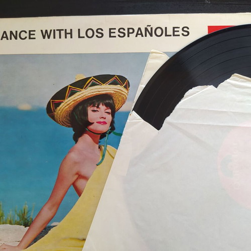 Dance with Los Españoles vinyl record used, Latin
