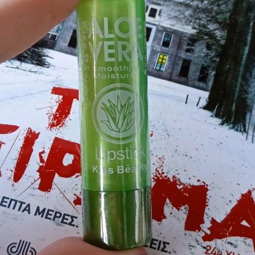 Lip balm with Aloe Vera that changes color based on skin pH, new