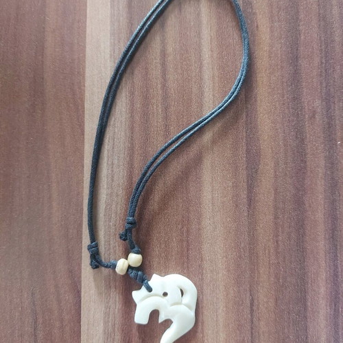Om pendant on cord necklace new