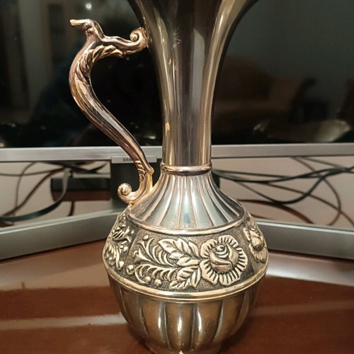 Silver-plated decorations used, set of 5 pieces