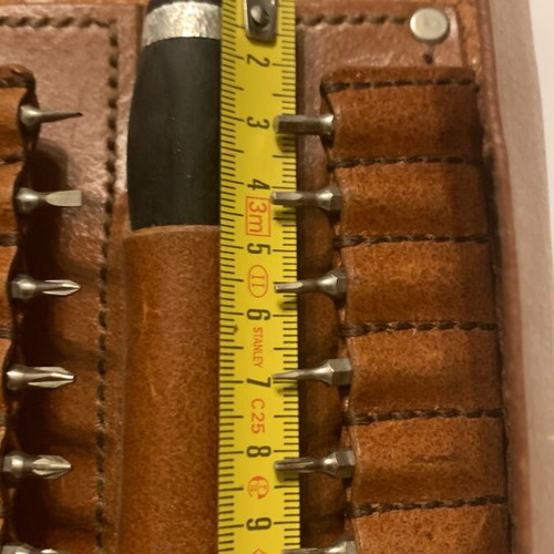 Handmade screwdriver set like new