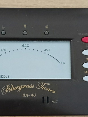 Korg BA-40 tuner for musical instruments like new