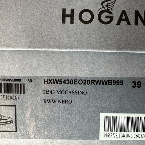 Hogan women's moccasins like new, black, size 39