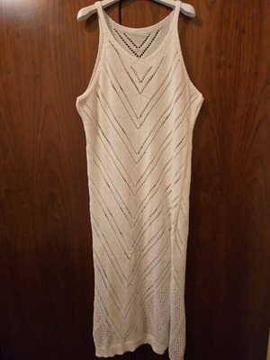 Summer beach dress, white, size S/M