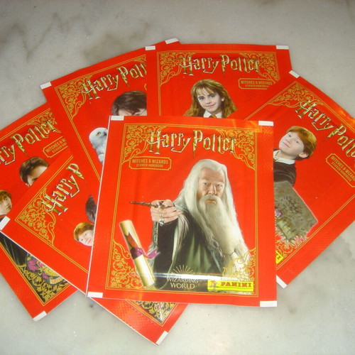 Panini Harry Potter αυτοκόλλητα καινούργια, πακέτο 40