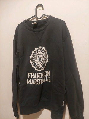 Πουλόβερ Franklin & Marshall μπλε, μέγεθος L, σαν καινούργιο