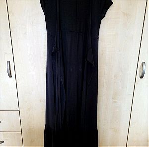 Maxi μαύρο φόρεμα