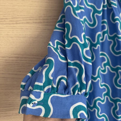 Φόρεμα Drogo Maxi από Diane Von Furstenberg σαν καινούργιο, μπλε και πράσινο