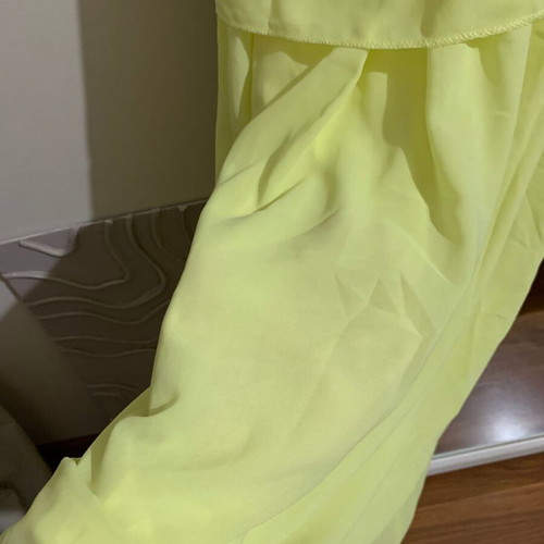 Jolly Boutique Women's Long Summer Dress Neon Yellow S/M like new