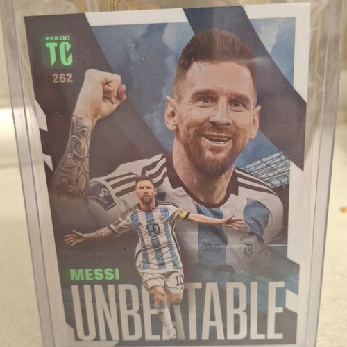 Lionel Messi Unbeatable Panini card