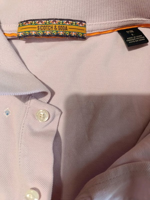 Scotch & Soda polo men's shirt new, size L, beige pink