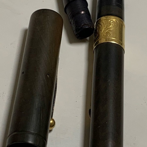Waterman 52 1/2 V fountain pen used with gold #2 nib, rare