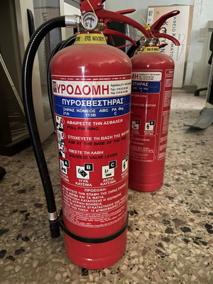 Fire extinguisher dry powder ABC 6Kg used