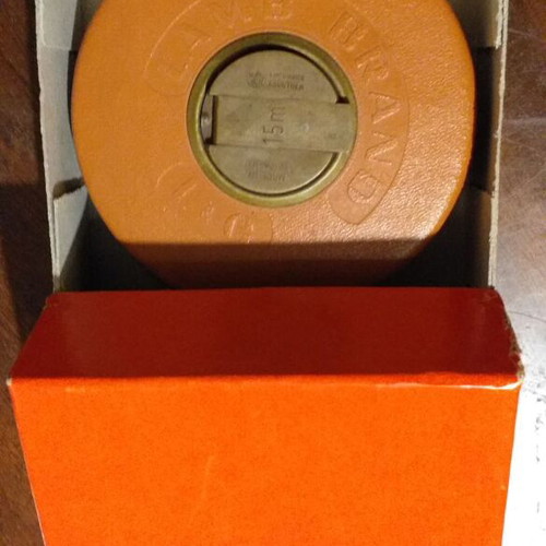 Roe Comet and Lamb L & G collectible steel measuring tapes, functional