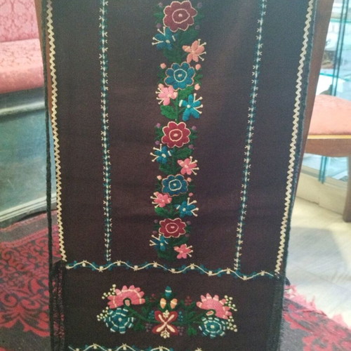 Embroidered apron used from Evros villages, folk art