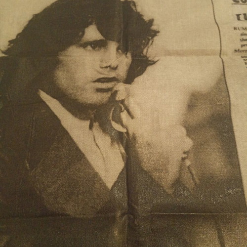 Jim Morrison Scarf like new, black and white