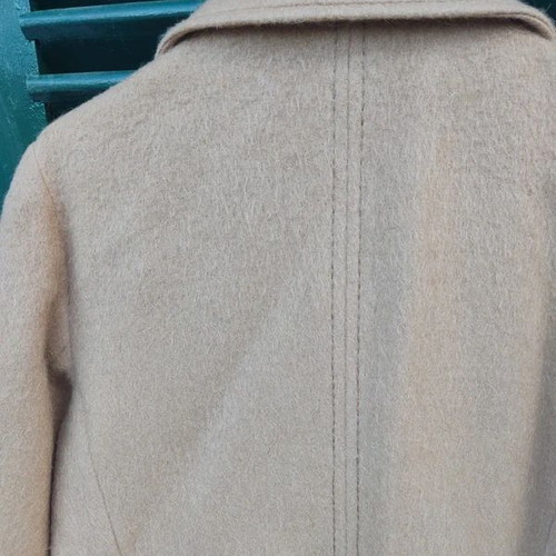 Camel Hair Wool Vintage 60's Coat Used