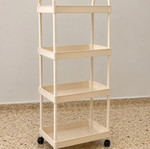 Trolley with 4 shelves