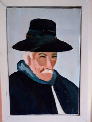 Portrait oil on canvas new 32×22cm