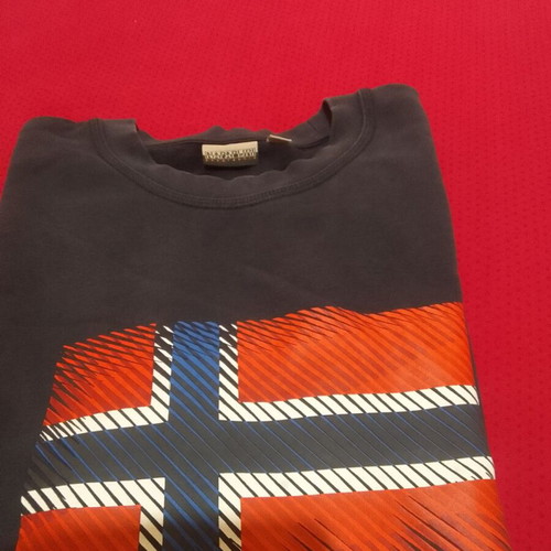 Napapijri men's black sweatshirt like new, size XL